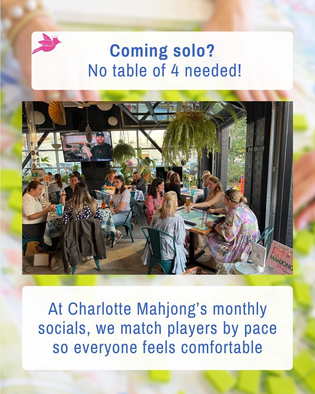 April Mahjong Open Play Social