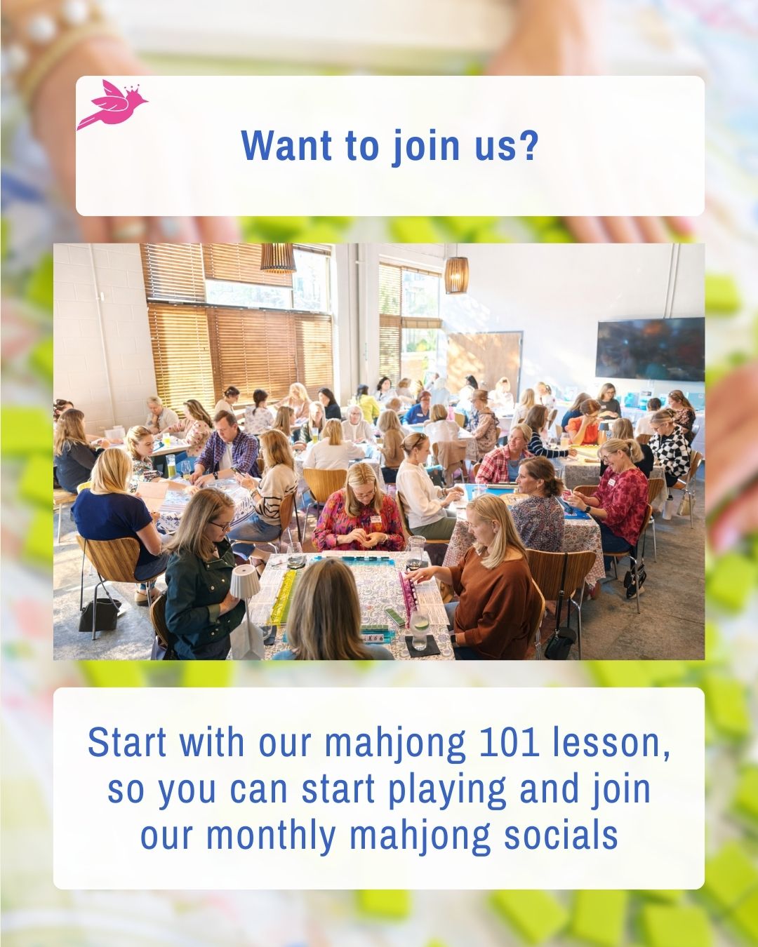 April Mahjong Open Play Social