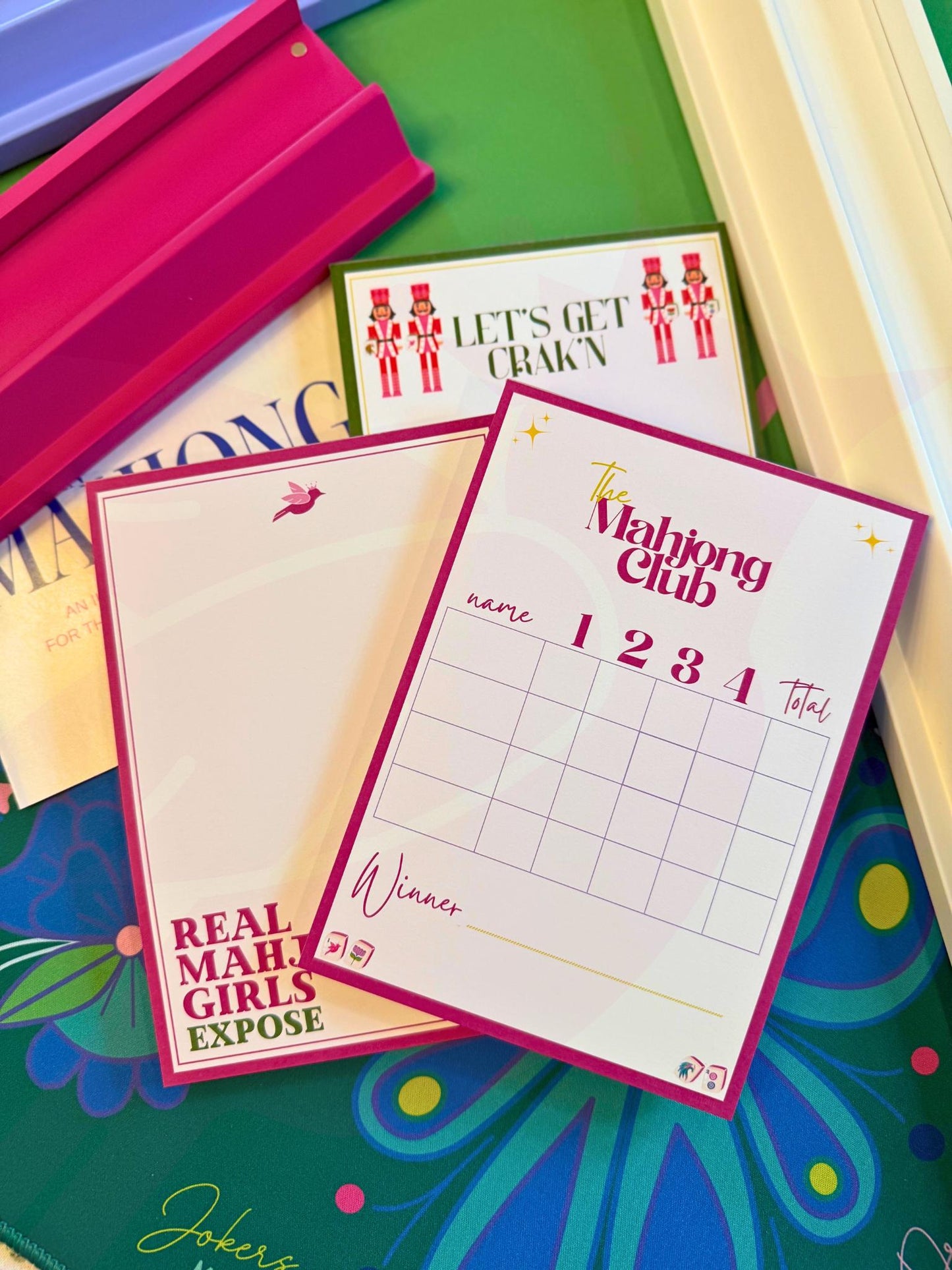 Mahjong Scorecard Notepad