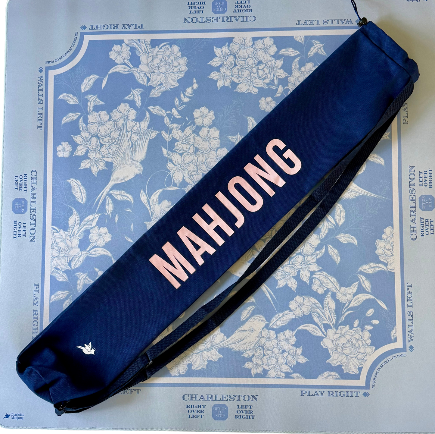 Mahjong Mat with Carrying Bag | Mahjong Mat Storage Bag Set