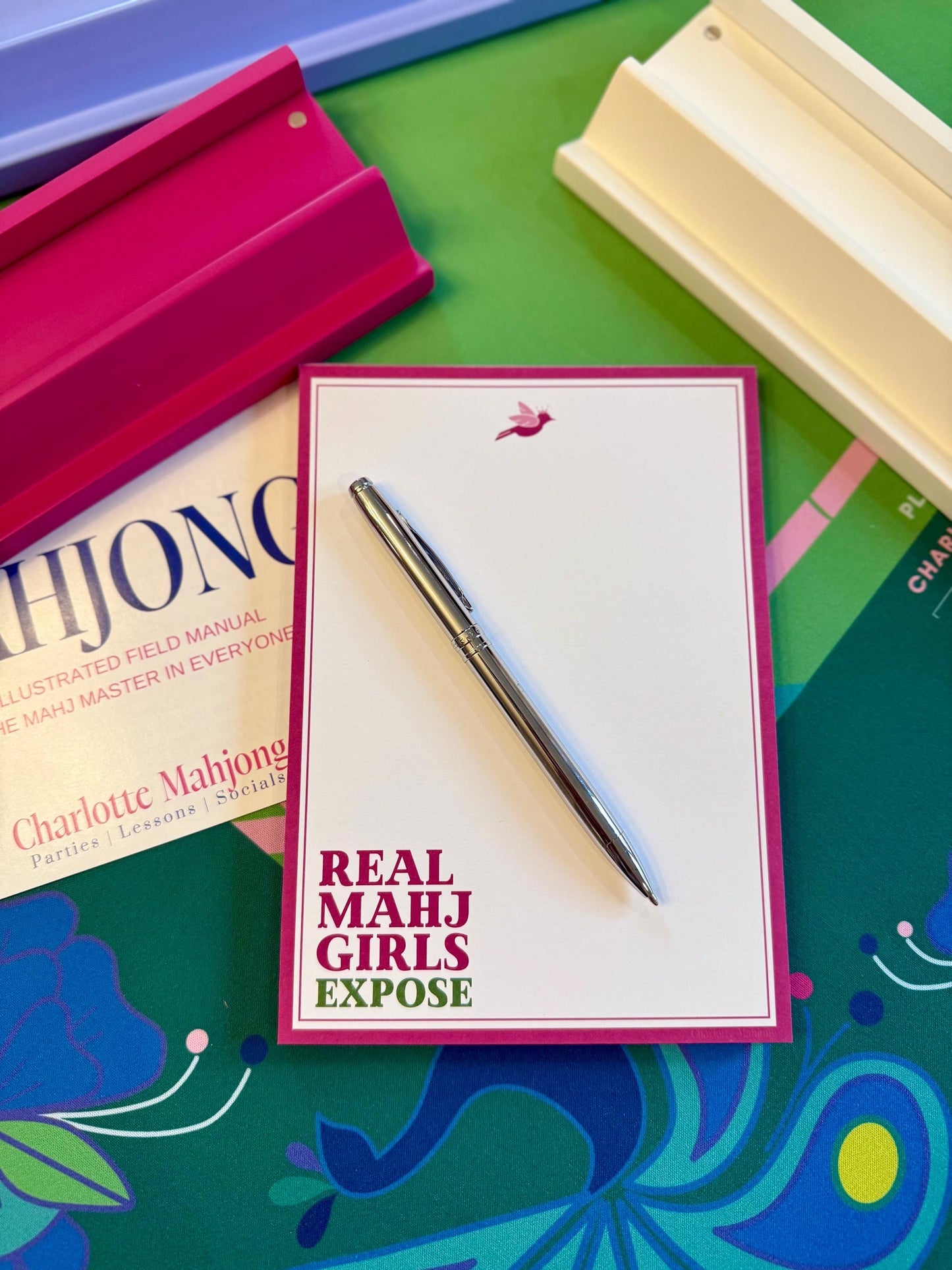 Mahjong Cheeky Notepad - Real Mahj Girls Expose